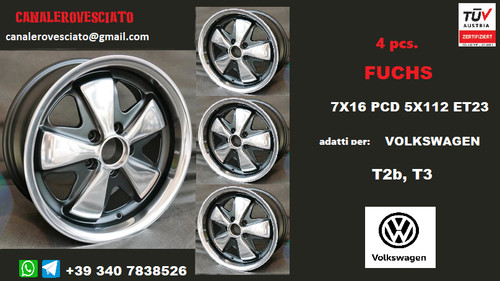 Jantes fuchs rsr 7x16 5x112 - fuchs,