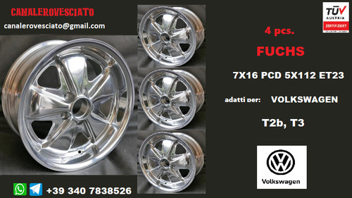 Jantes fuchs brillantes 7x16 - brillantes,